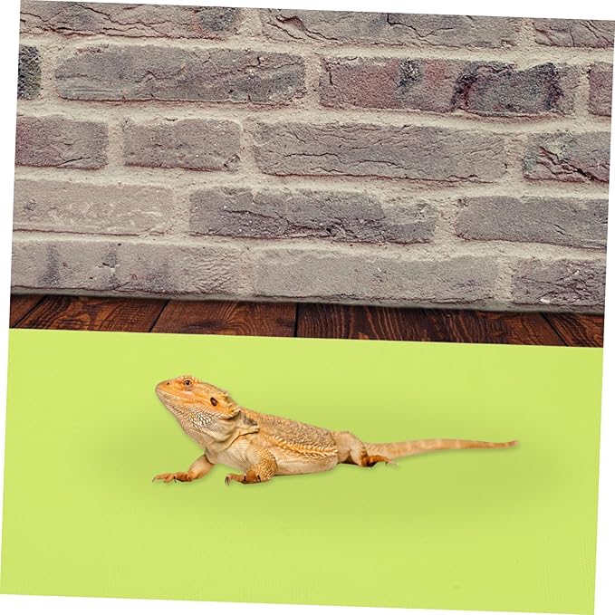 Reptile Terrarium Pad Fit Non-Abrasive EVA Carpet Mat for Bearded Dragon Tank Flooring Soft Cage Liner for Lizard Bedding and Reptile Hides Easy-Maintain
