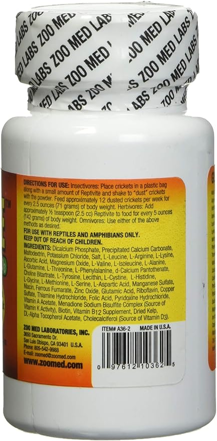 Zoo Med Reptivite Reptile Vitamins (Pack of 2)