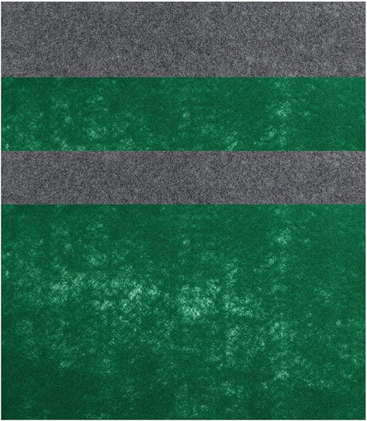 PRETYZOOM 4pcs Reptile Carpet Liner Substrate for Terrarium Tank, Absorbent Gecko Carpet and Turtle Bedding Mat, Non-Adhesive Moisture Retention Pad, 50x30cm Gray and Green for Lizards,