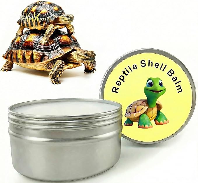 RONDURE Reptile Shell Balm 2.5 Oz Turtle Care Shell Conditioner Moisturizer for Tortoise, Lizard Prevent Skin Dryness on Basking Platform, Tank, and Rock