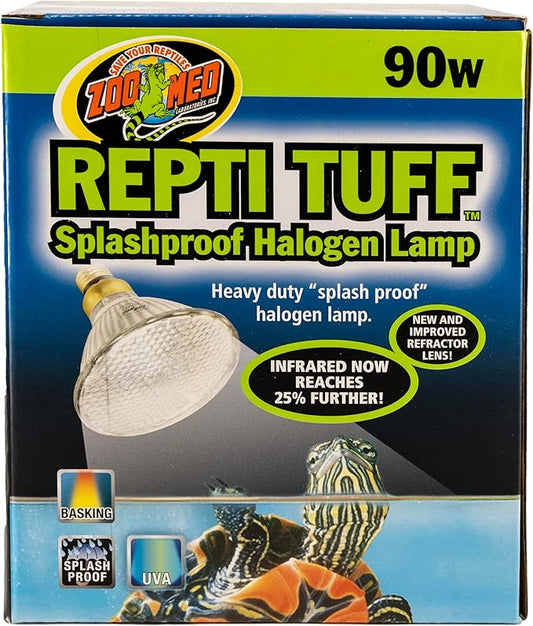 Zoo Med Turtle Tuff Splashproof Halogen Lamp 90 Watts