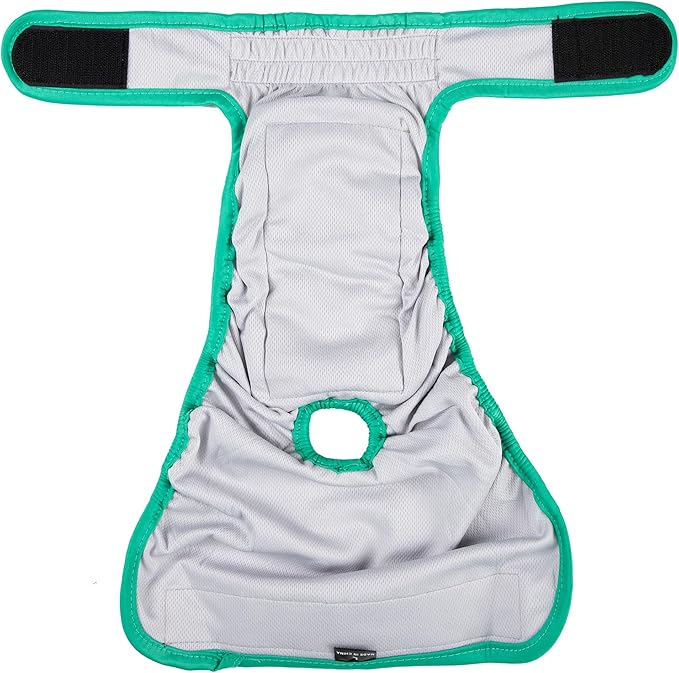 Tuiskusa Reusable Washable Dog Diapers Female, Highly Absorbent Doggie Diapers, Size Adjustable Puppy Diapers for Dog Period Panties(5 Pack)