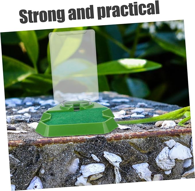1pcs Reptile Feeding Box Water Drowning Hydration Tool for Lizards Turtles and Geckos Compact Multi-Functional Design for Terrarium Use