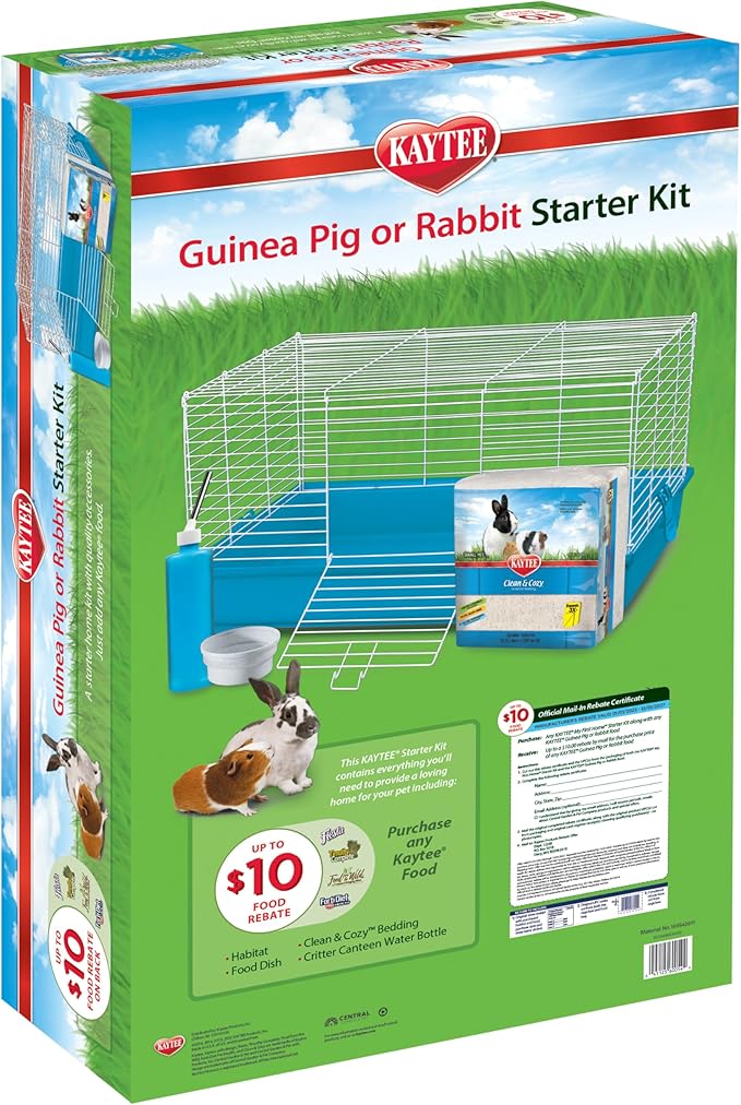 Kaytee My First Home Starter Kit Habitat for Pet Guinea Pigs