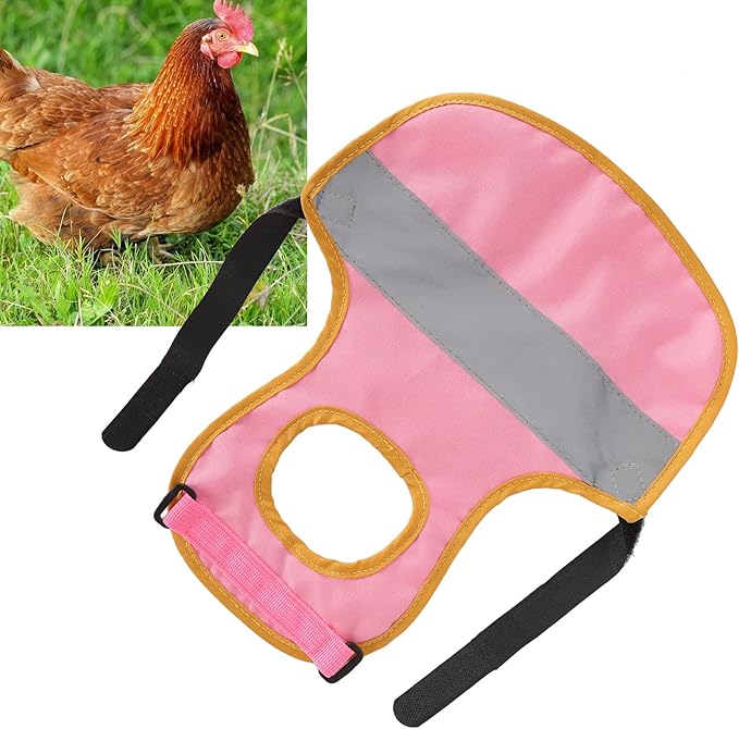 Chicken Vest, Chicken Harness Adjustable Chicken Harness Leash Pet Vest Holder for Duck Litter Dog Hens Goose()