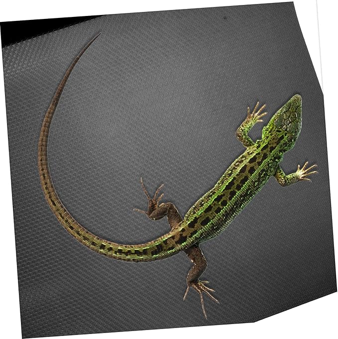 VOSAREA Reptile Carpet Mat Durable Substrate for Bearded Dragon Tortoise and Gecko Tanks Non Slip Terrarium Bedding Easy Waste Collection