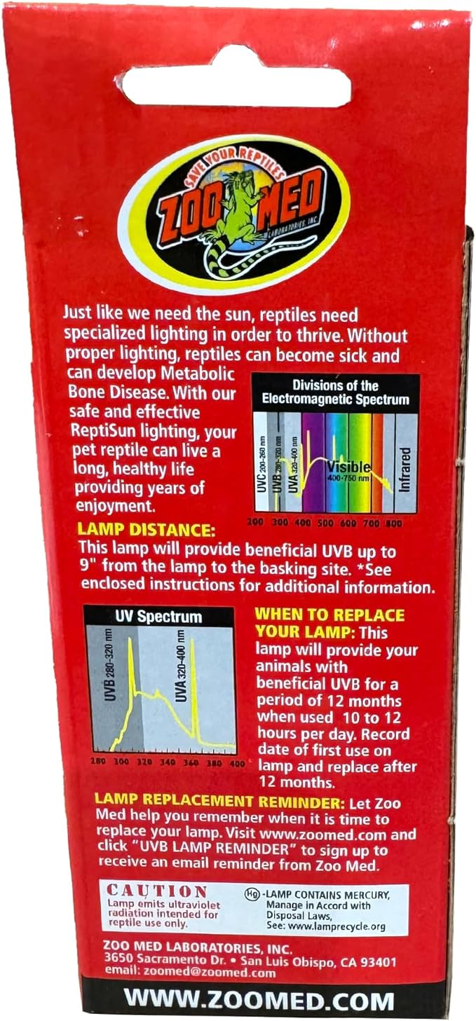 Reptisun 5.0 Uvb Mini Compact Fluorescent (Pack of 2)