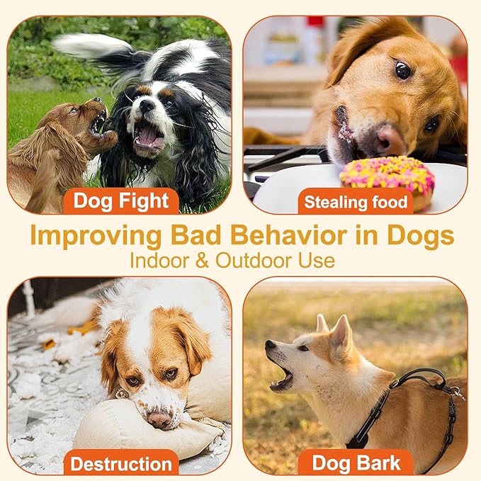 Spray Corrector Dog 80ml 4 Pack Spray Dog Trainer, Corrector Spray for Dog to Stops Barking, Jumping Up, Food Stealing, Dog Fights, Avoidance, Unwanted Dog Behaviour