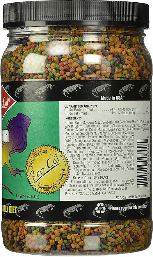 Rep-Cal Juvenile Iguana Food 14.5 oz - Pack of 2