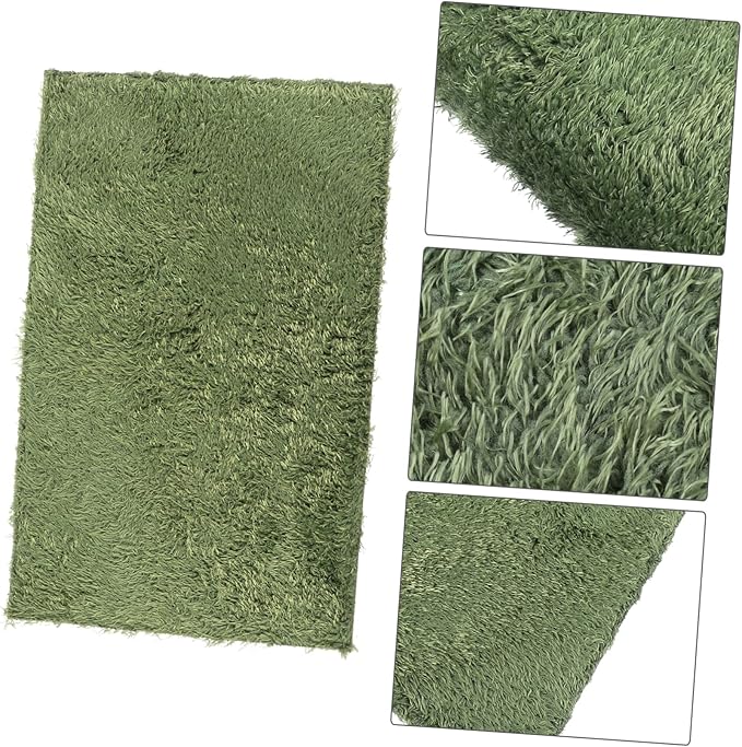 KESYOO 2Pcs Moss Mat for Reptiles Moisture Retaining Carpet Soft and Comfortable Habitat Pad for Lizards Snakes and Turtles Durable and Washable Reptile Substrate