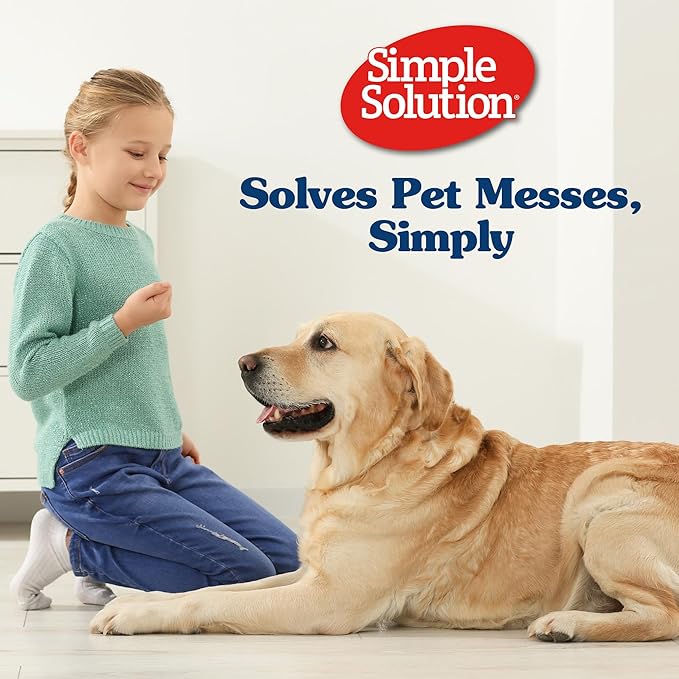 Simple Solution Disposable Dog Diapers, Female Dog-Diapers, Puppy Potty Training, Incontinence and Heat Cycle Protection, Large-Diapers for Dogs, 18-27 Inch Waist, 30 Count (Pack of 2)