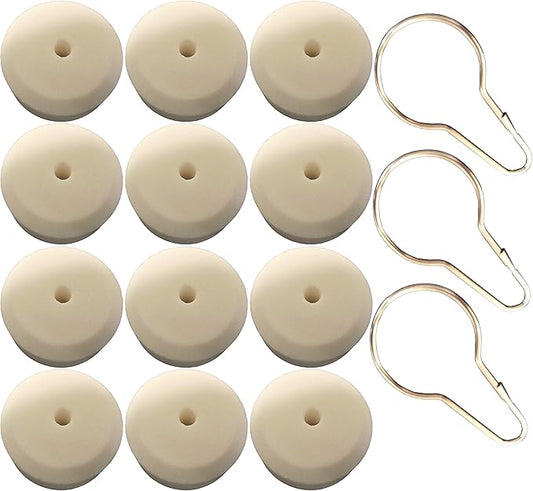 Rite Farm Products 12 Salt Mineral Lick Spool Wheels & 3 Hangers Rabbit Guinea Pig Hamster Chinchilla