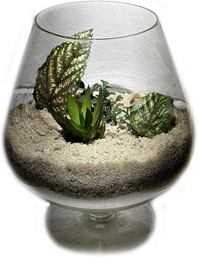 3 Pounds Natural Decorative Real Sand for use in Crafts, Decor, Vase Filler and More | Natural and Non-Toxic, Fun Wet and Dry Indoor and Outdoor, Sandbox, Therapy, and Table Use. W/Container.