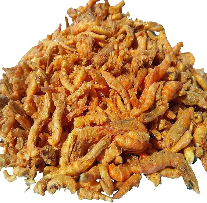 Aquatic Foods Inc. Arctic Krill, Freeze Dried Floating Krill for Oscars, Arowana, Large Cichlids, Marine Fish, Koi & Pond Fish, Turtles, Reptiles. Natural Color Enhancing Astaxanthin...4-lbs
