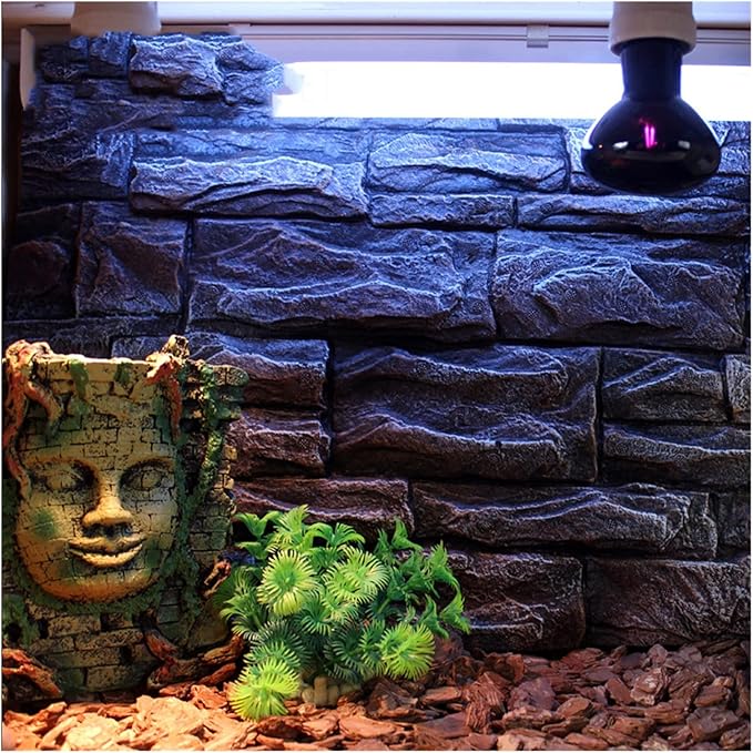 Reptile Tortoise Halogen Lamp Uva Night Light Heating Lamp Moonlight Heating Lamp 25W/50w/75W/100W(50w)
