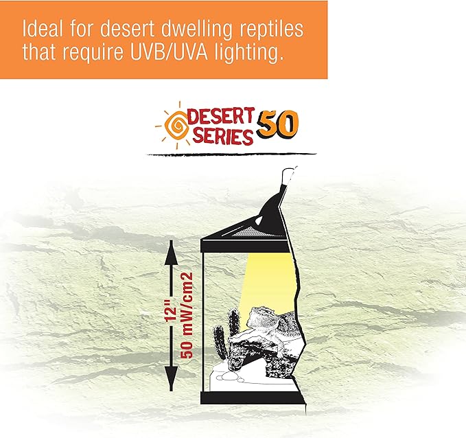 Zilla T8 Fluorescent Bulbs Desert Series 50, 17 Watts