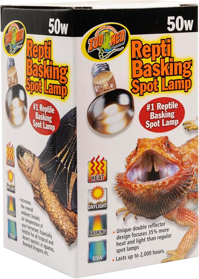 Zoo Med Repti Basking Lamp 50 Watt for Reptiles