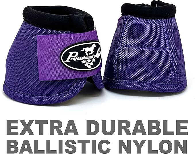 Professional's Choice Horse Equine Overreach Ballistic Bell Boots Navy Blue