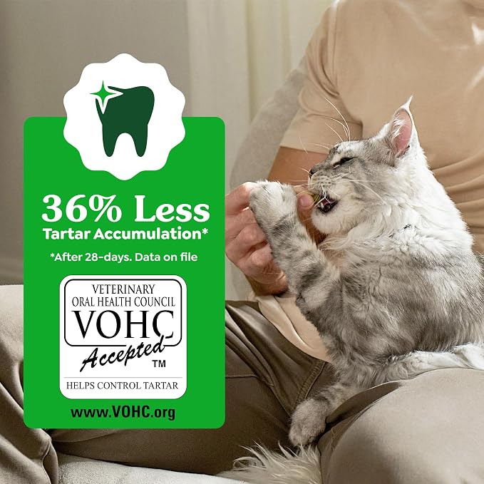 Greenies Feline Natural Dental Cat Treats, Tempting Tuna Flavor, 2.1 oz - Image 6