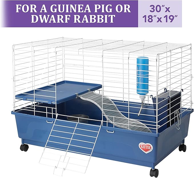 Kaytee Deluxe 2-Level Habitat for Pet Guinea Pigs