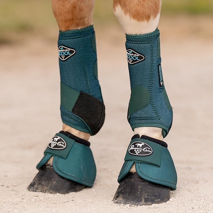 Professional's Choice Horse Equine Overreach Ballistic Bell Boots Navy Blue