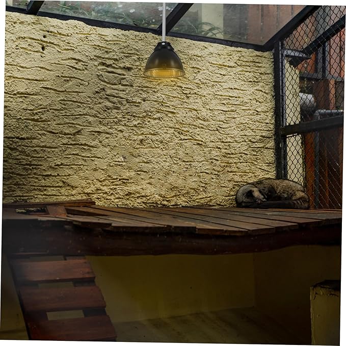 MAGICLULU 1set Reptile Heat Lamp Cover Scald Lampshade Heat Insulation for Lizards Snakes Turtles Cup -Scald Mesh Cover