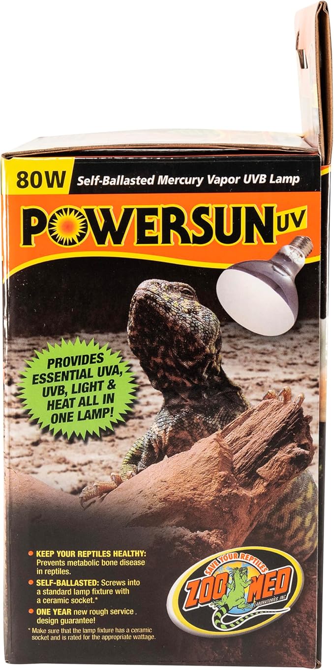 Zoo Med PowerSun UV Bulb 80 Watt