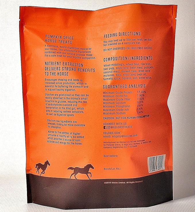 Horses Treats - Low Sugar, Starch, and Carbohydrates | Healthy Treats for Horse Supports Superior Digestion 15 Pound Bucket (Pack of 1)