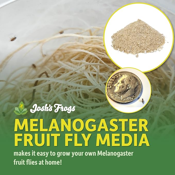 Josh's Frogs The Best MELANOGASTER Fruit Fly Food Media (3 lbs/2.7 Quarts - Makes 20 Fruit Fly Cultures)
