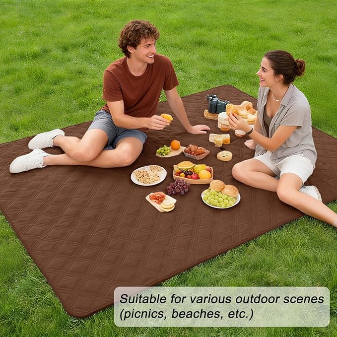 hyha Waterproof Dog Blanket, Reversible Pet Bed Blanket, Soft Sofa Couch Cover for Dogs Washable, Waterproof Pet Couch Covers for Sofa Puppy Cats Furniture Protector(52"x82", Brown/Beige)
