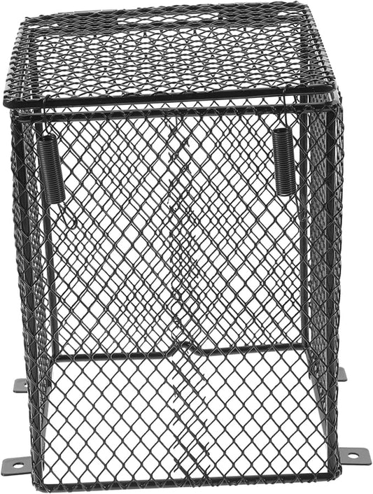 GALPADA Reptile Heat Lamp Mesh Cover Lampshade for Bird Cage Reptile Box Protects Pets from Burns Easy to Install for Turtles Lizards and Birds