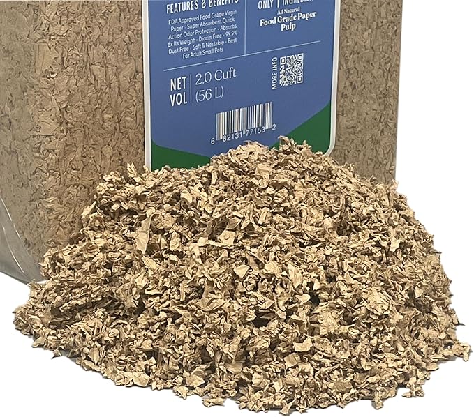 Rabbit Hole Hay - Ultra Premium Food Grade Bedding, Natural, 6.0 cu ft - Dust-Free & Hypoallergenic