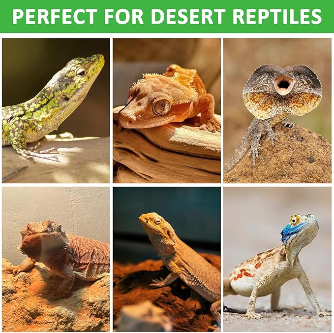 Aiicioo UVB Reptile Light 10.0 26W Desert UVB Spiral Compact Fluorescent Lamp UVB Reptile Light Bulb Tropical and Sub-Tropical UVB Bulb for Reptiles Bearded Dragons Lizards