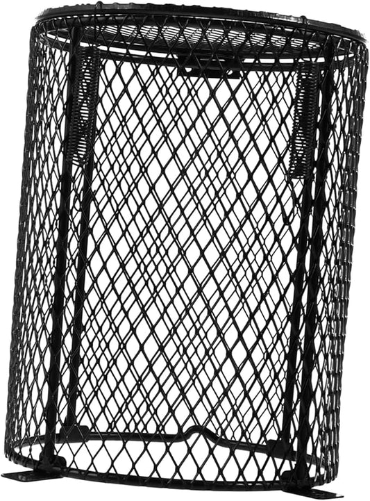 Cabilock Reptile Heat Lamp Mesh Cover Scald Ceramic Lampshade Protector for Reptile Cages and Easy to Clean Heating Lamp Guard for Bearded Dragons Lizards and Turtles