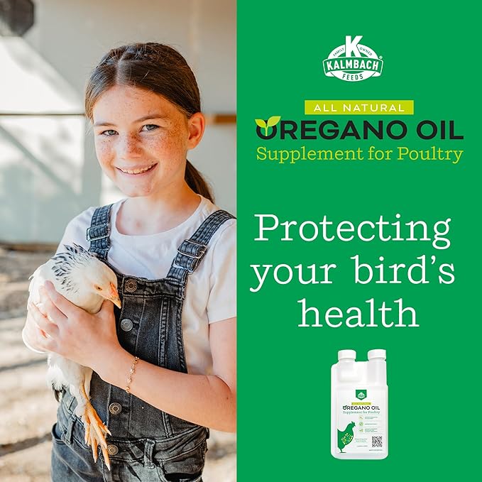 Oregano Oil Supplement for Poultry, 16 oz Bottle