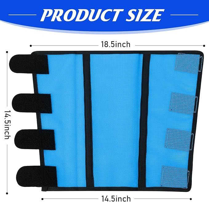 Set of 12 Mesh Fly Boots for Horse Breathable Mesh Horse Boots Protective Horse Leg Loose Wraps Horse Leggings for Preventing Flies and Mosquitoes Bites