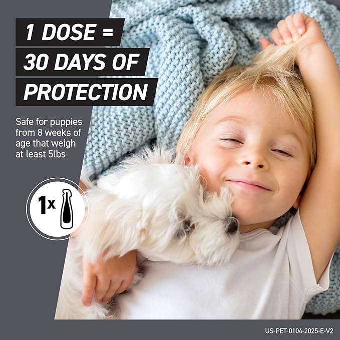 FRONTLINE Shield Flea & Tick Treatment for X-Large Dogs 81-120 lbs. Count of 3