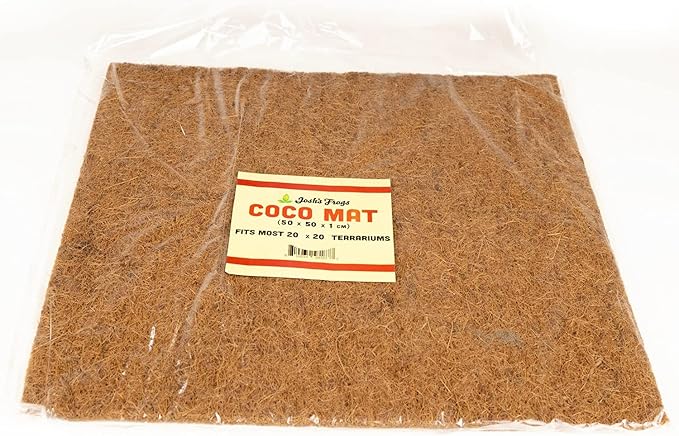 Josh's Frogs Coco Mat- Substrate or Terrarium Background (20"x20")