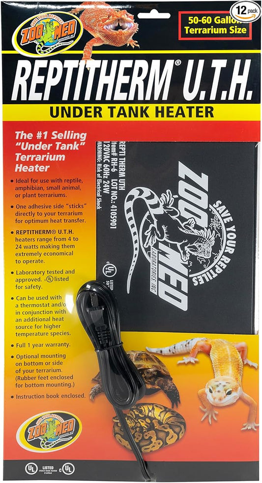 ZOO MED LABORATORIES INC Reptitherm Under Tank Heater 8X18 INCH/24W