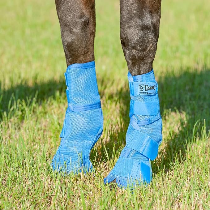 Cashel Crusader Horse Leg Guard Fly Boots 3, Blue, Horse, (CASC-LG3)