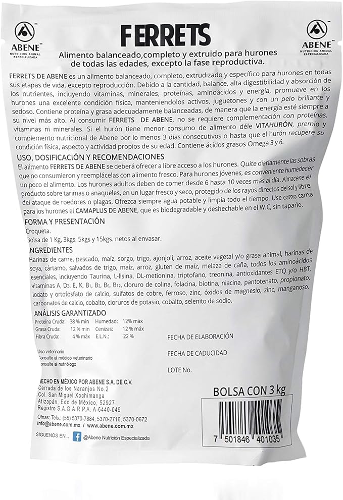 Abene: Ferrets 1kg Bag
