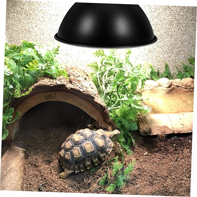 MAGICLULU Reptile Heat Lamp Cover Reflector Lampshade Insulated Design for Energy Efficiency Construction for Creating Environment for Reptiles