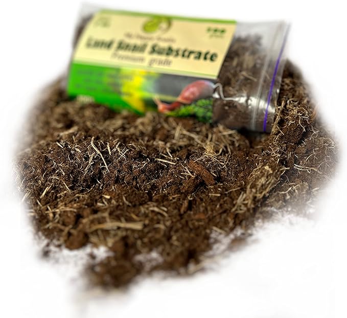 Premium Land Snail Substrate - The Perfect Bedding for Your Pet Snail | Weight 7 Oz or 200 Grams