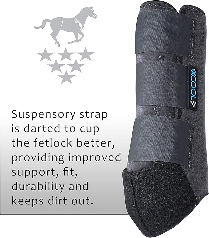 Professional's Choice 2XCOOL Sports Medicine Horse Boots | Protective & Breathable Design for Ultimate Comfort & Durability in Active Horses | Value 4 Pack