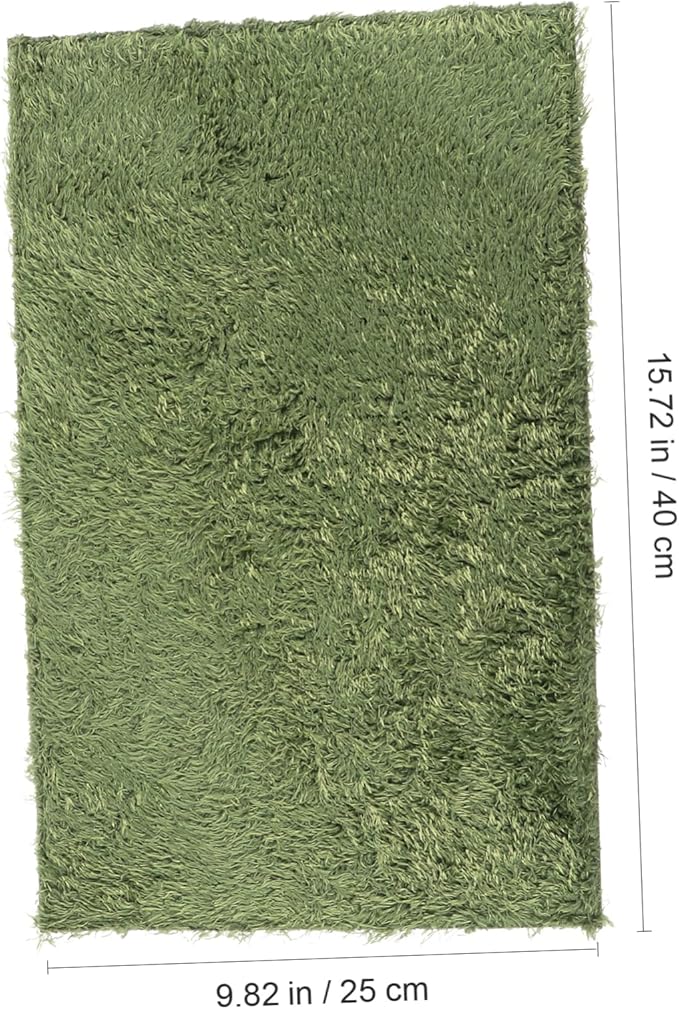 POPETPOP 2pcs Reptile Carpet Moss Mat for Terrarium Bedding for Turtles Lizards and Amphibians Imitation Moss Liner for Enhanced Comfort and Moisture Retention