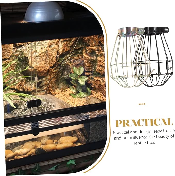 VICASKY Reptile Heat Lamp Mesh Cover Scalding Protection Shade for Basking Lights for Lamps Reptile Tanks and Terrariums