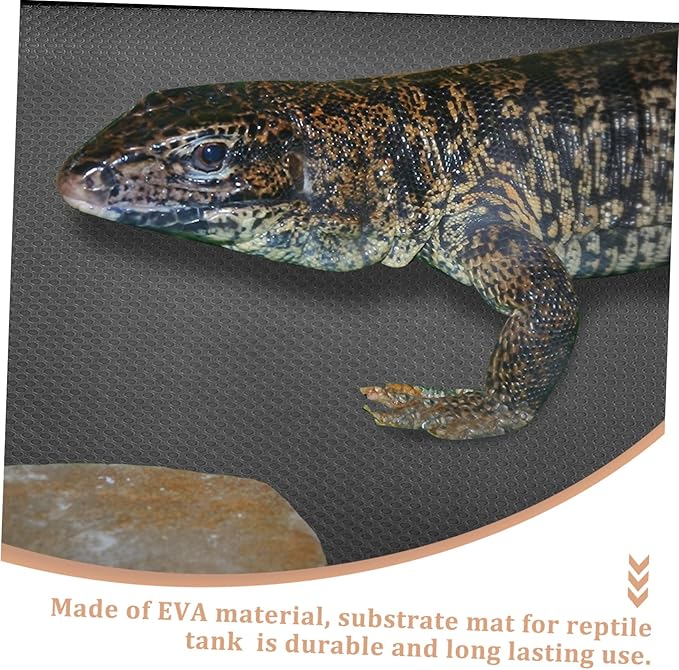 Reptile Carpet for Leopard Gecko Lizard Snake and Turtles Soft Terrarium Bedding Non-Toxic Easy to Clean Reptile Substrate for Terrarium Setup