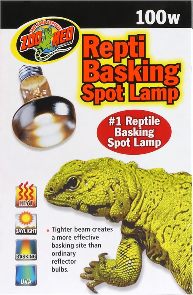 Zoo Med Repti Basking Spot Lamp Replacement Bulb 100 Watts - Pack of 3