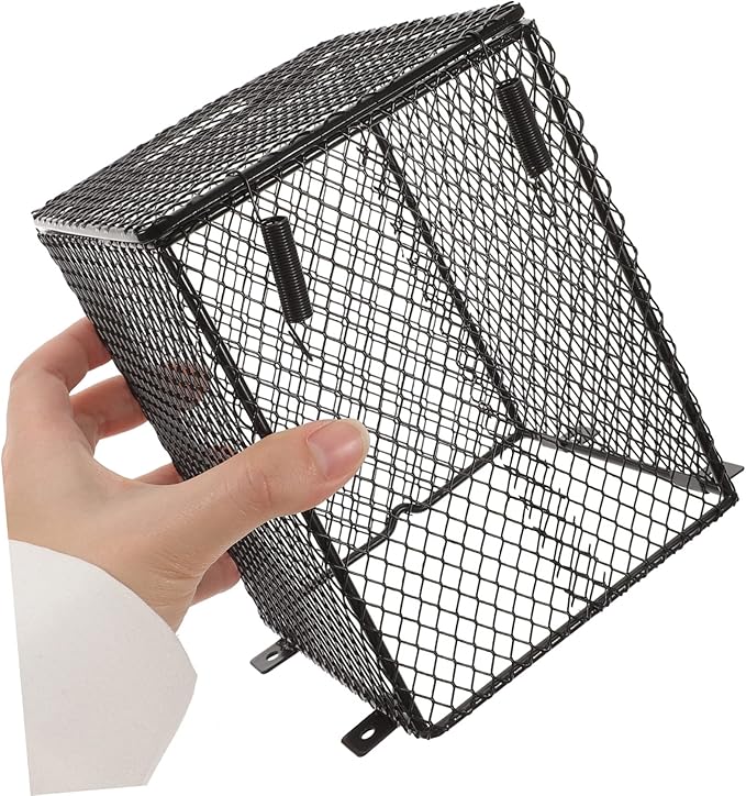 Toddmomy Reptile Heat Lamp Mesh Cover Scald Shade for Crawler Living Tanks High-Strength Material Easy to Use for Turtles Lizards and Birds