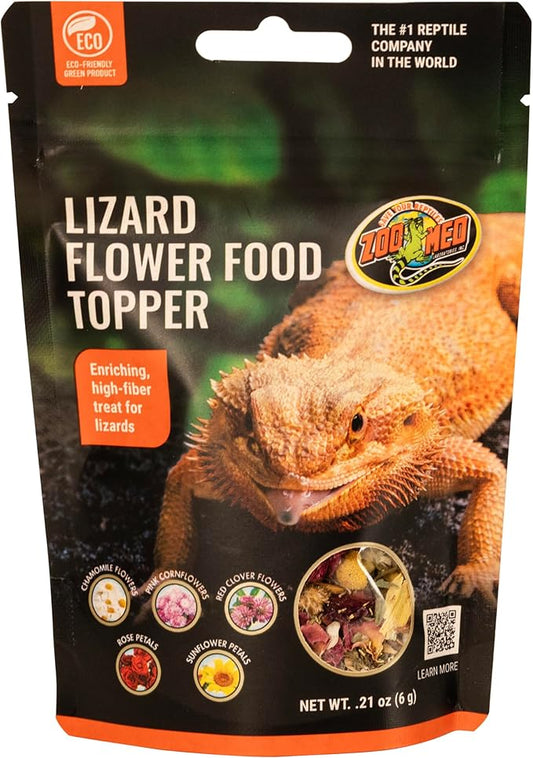 Zoo Med Lizard Flower Food Topper 0.21 oz - Pack of 4